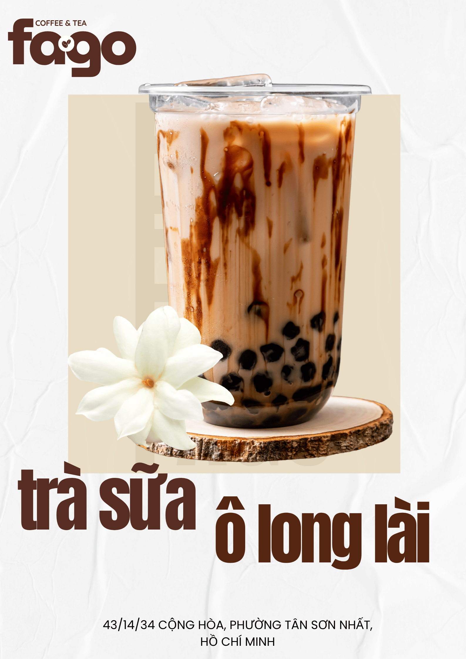 Trà sữa olong nhài