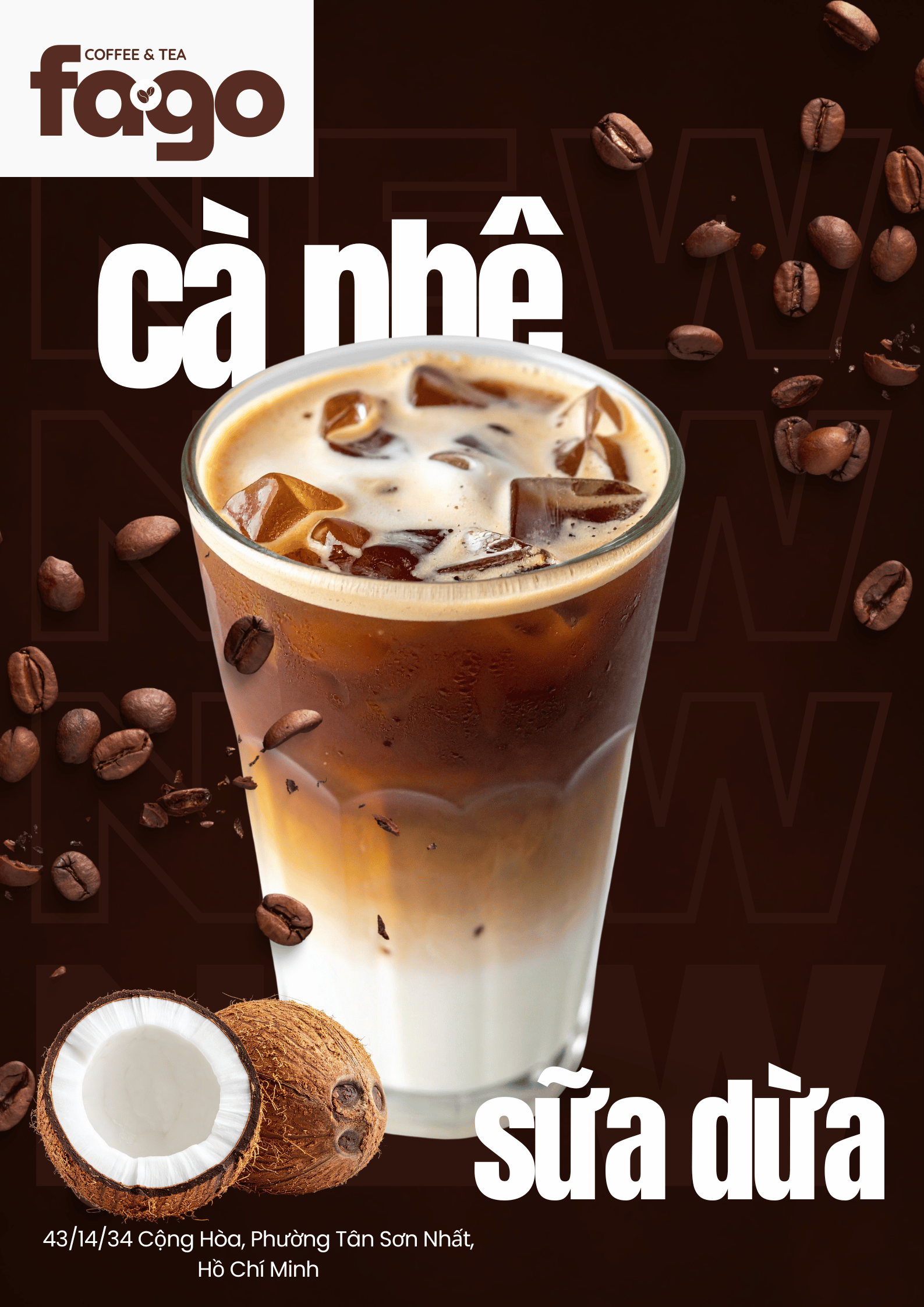 Cà phê sữa dừa